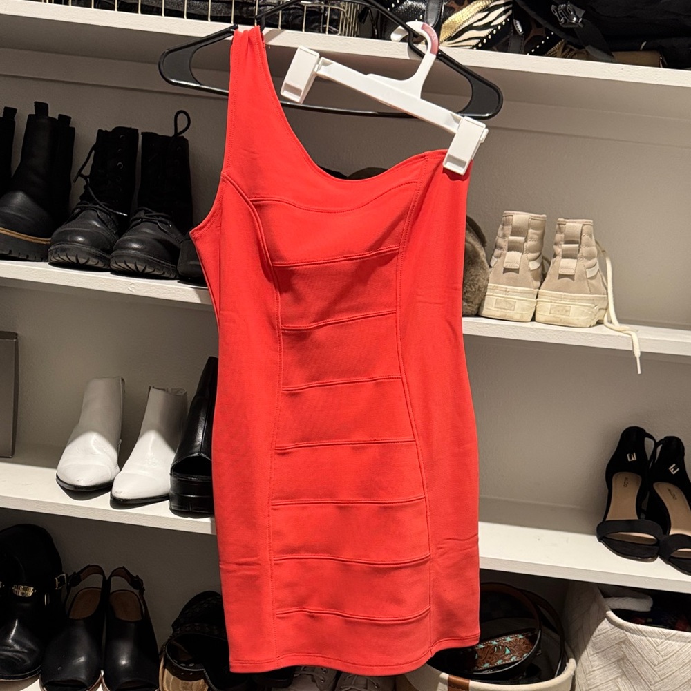 XXi Vibrant Pink One-Shoulder Dress s/p